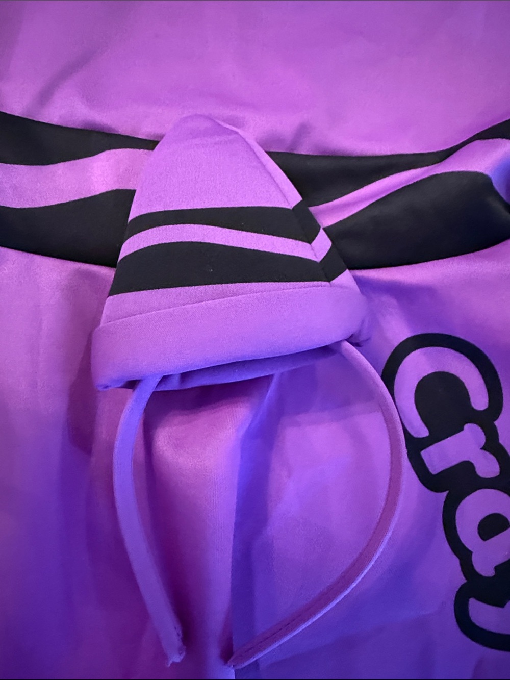 Crayola Violet Crayon Costume - Picture 5 of 5